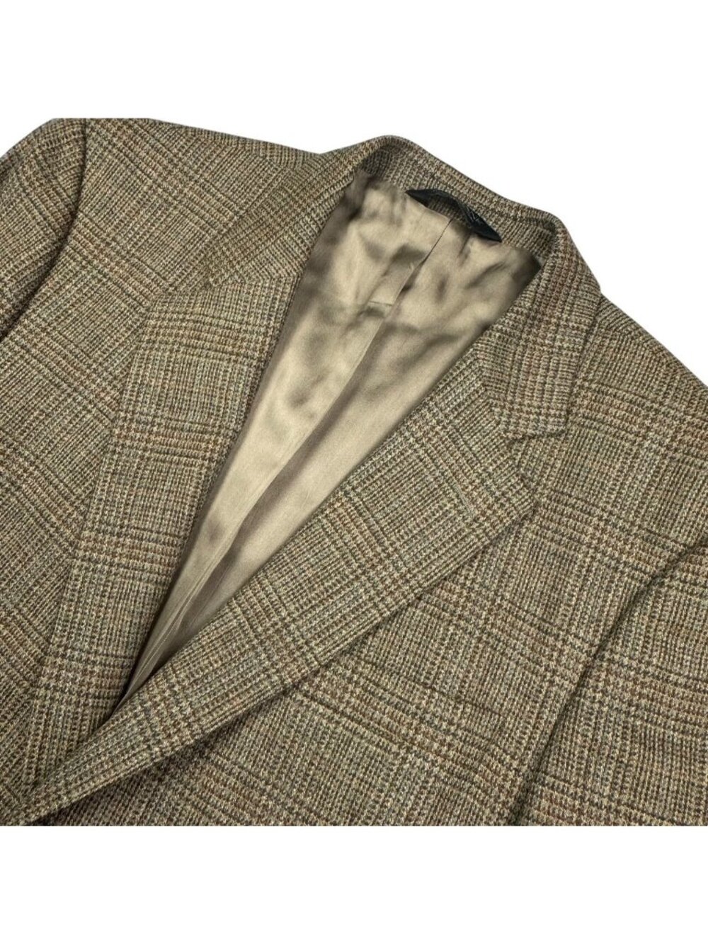 Jos. A. Bank Men's Wool/Cashmere Tweed 2-Button Blazer Tan/Brown • 41R